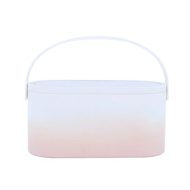 Portable Make-up Box with LED Mirror