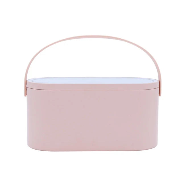 Portable Make-up Box with LED Mirror