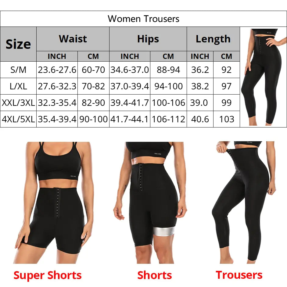 Body Shaper Pants Sauna Shapers Hot Sweat