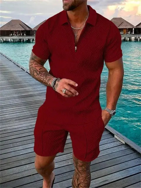 Men's Two-Piece Casual Sportswear Set