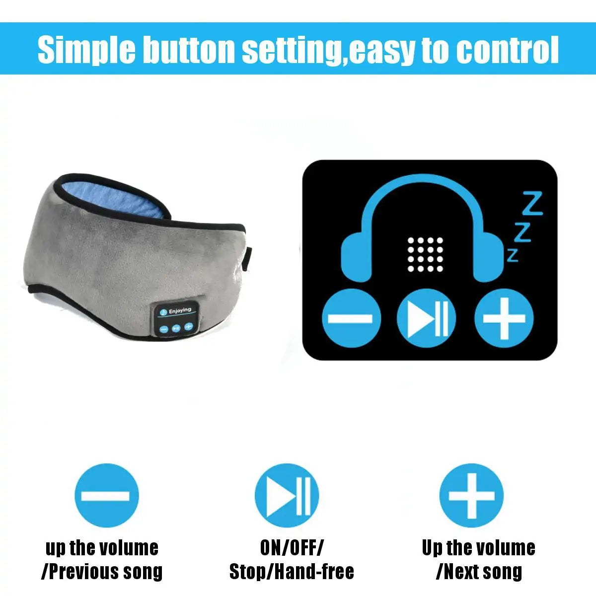 Bluetooth Eye Mask for Sleep