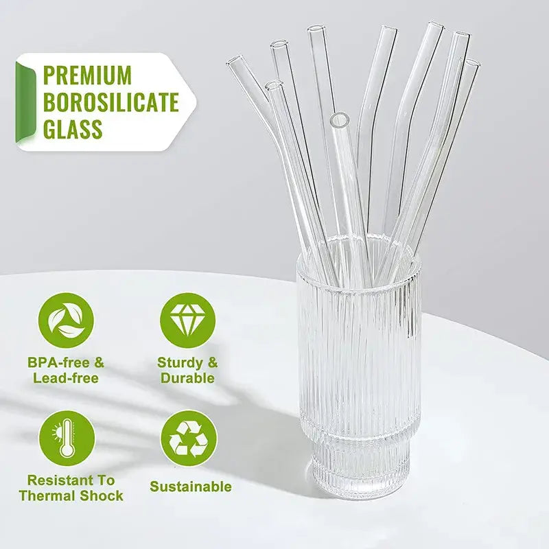 Reusable Glass Straws